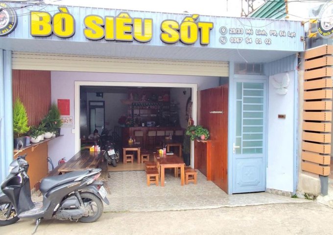 CHO THUÊ MẶT BẰNG TRƯỚC Vị Trí : 29/33 Mê Linh, P9, Đà Lạt