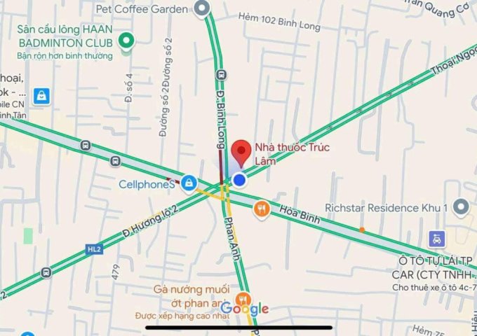 Do mua được nhà. Sang gấp nhà thuốc ngã tư bốn xã, mặt tiền đẹp