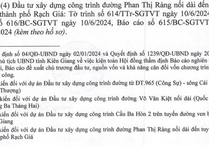 Cần bán thửa đất 1067m² tại Khu phố Vĩnh Viễn, phường Vĩnh Hiệp, TP Rạch Giá, Kiên Giang