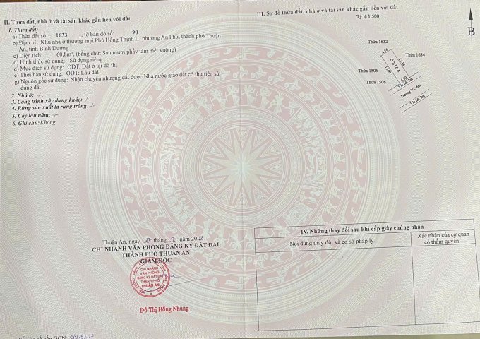 Chính chủ cần bán mảnh đất tại địa chỉ Phường An Phú