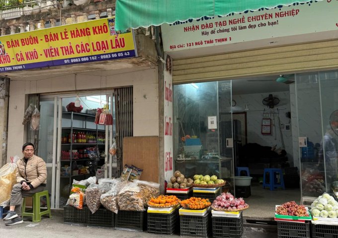 CHO THUÊ CỬA HÀNG Vị Trí : 121 ngõ Thái Thịnh 1, Đống Đa, Hà Nội