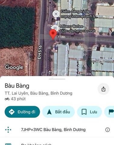 Bán nhà 1 trệt 1 lầu thị trấn Lai Uyên, huyện Bàu Bàng.