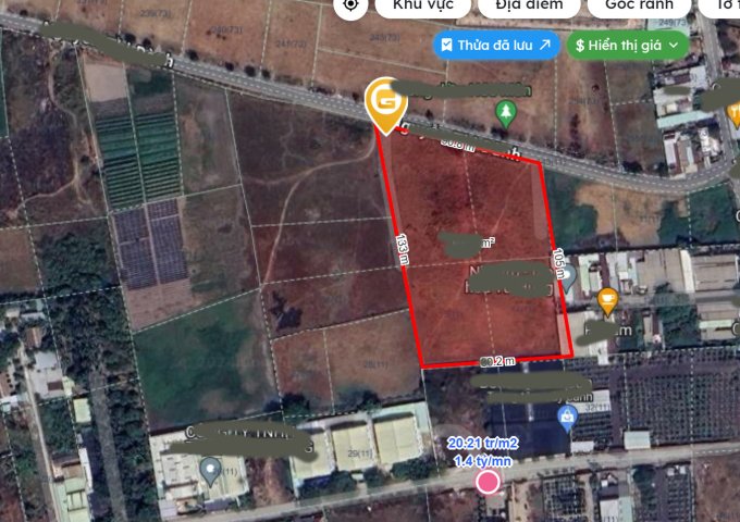 (4) Bán đất lớn mặt tiền, đường xe container, 9.310m2, Huyện Hóc Môn giảm giá 50 tỷ + x tỷ