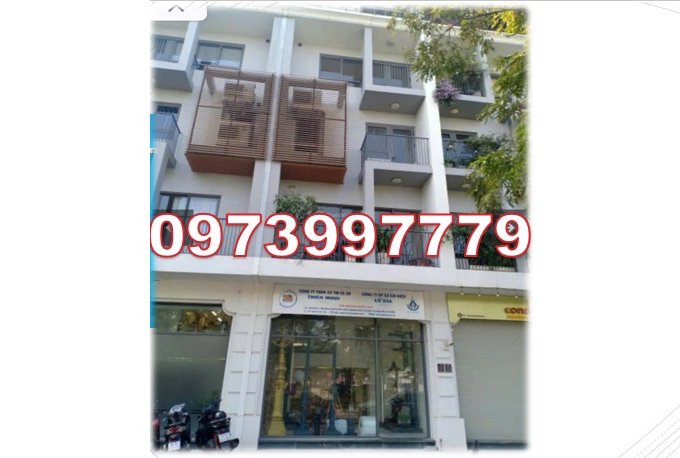 ♥️Cho thuê Shophouse lâu dài mặt phố Central, Hoàng Mai; 40tr/th; 0973997779