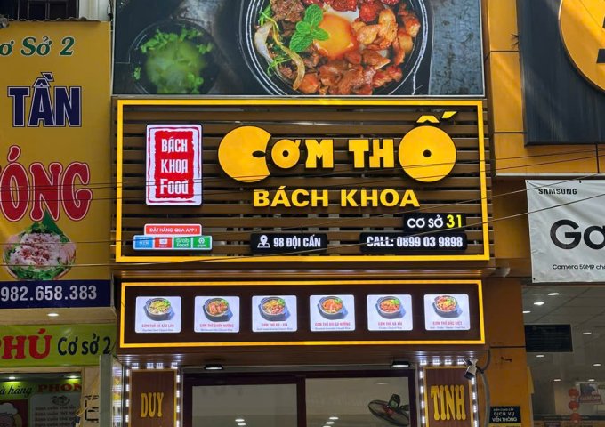 Sang nhượng Mb kinh doanh hàng ăn. Tại Đội Cấn - Ba Đình - Hà Nội