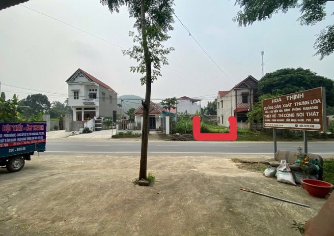 CHÍNH CHỦ CẦN BÁN LÔ ĐẤT TẠI QUỐC LỘ 32A KHU 1 THỊ TRẤN TÂN PHÚ -  TÂN SƠN -PHÚ THỌ