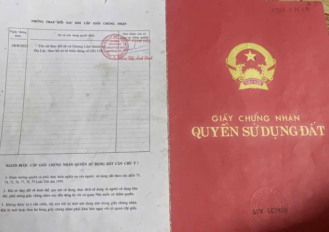 CHÍNH CHỦ CẦN BÁN ĐẤT THUỘC XÃ ĐẠ LÂY HUYỆN ĐẠ HUOAI LÂM ĐỒNG