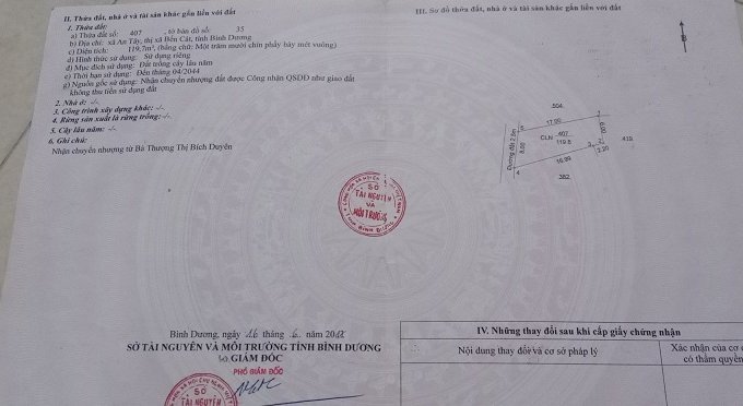 Chính chủ bán gấp đất tặng nhà đường An Tây 045, Bến Cát.