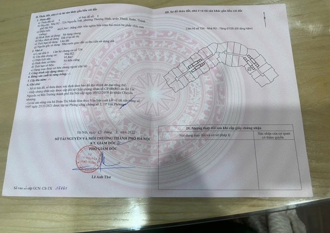 CHÍNH CHỦ CẦN BÁN CHCC CAO CẤP KHU ROYAL CITY