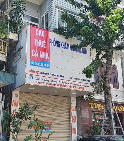 Cho thuê căn nhà mặt đường Trần Phú nở hậu làm cửa hàng kinh doanh hoặc trụ sở văn phòng