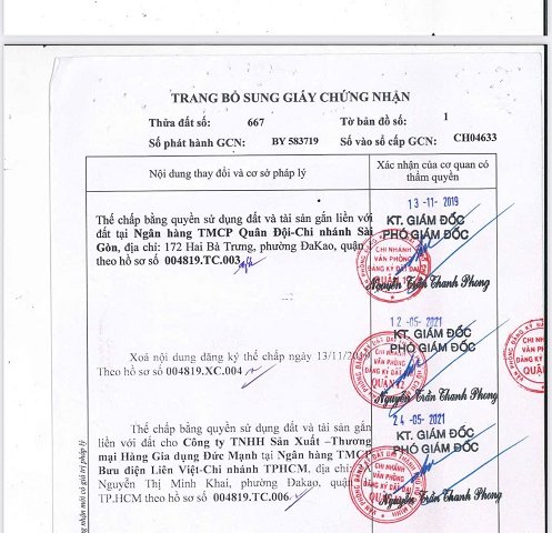 Chính Chủ Bán Nhanh Lô Đất 2 mặt Tiền, Full Thổ Cư Tại Q.12