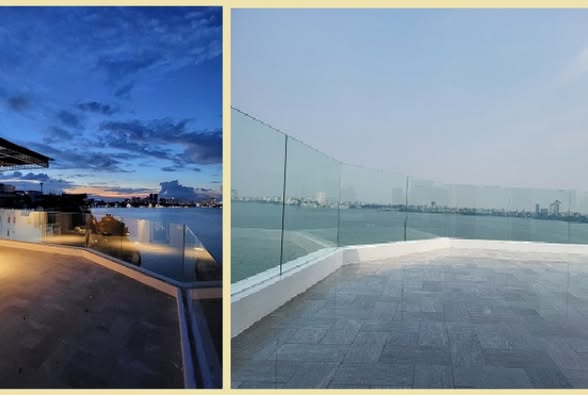 Cho thuê nhà 3 tầng (4,5,6) mặt hồ đường Nguyễn Đình Thi, Tây Hồ, HN, 30tr/th; 0918809251