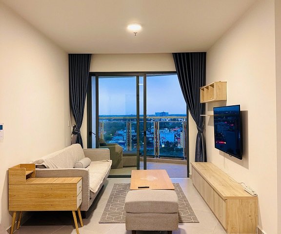 Cho Thuê Căn Hộ Compass One Chánh nghĩa TẦNG CAO 2PN 2WC 80m2- Full nội thất