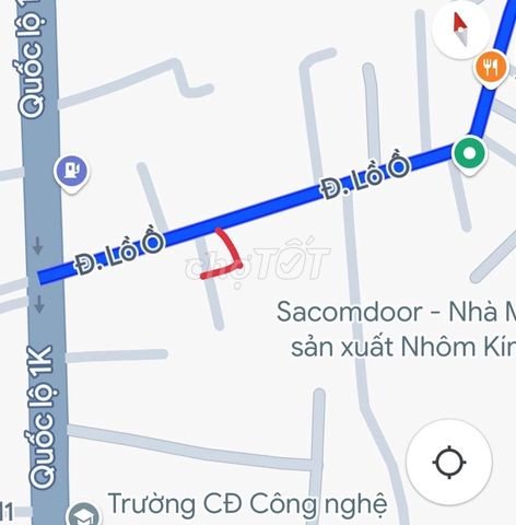 Cho thuê lô đất 2 mặt tiền tại Phường Bình An, TP Dĩ An.
