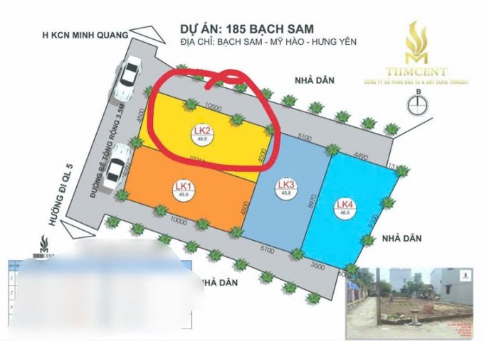 Cần bán đất lô Góc đẹp tại thôn lường, Bạch Sam, Mỹ Hào - Hưng Yên – Gần KCN, dân cư đông đúc