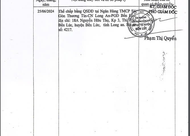 Chính chủ cần bán đất  Ấp 6A- Xã Lương Hoà- Huyện Bến Lức - Long An