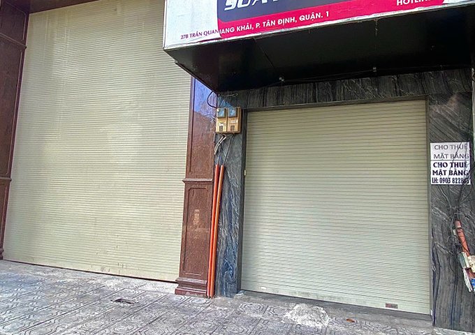 CHO THUÊ MẶT BẰNG TRẦN QUANG KHẢI QUẬN 1 TP HCM