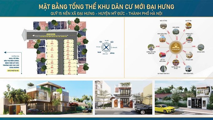 CẦN BÁN 15 LÔ ĐẤT NỀN TẠI XÃ ĐẠI HƯNG- HUYỆN MỸ ĐỨC- TP HÀ NỘI
