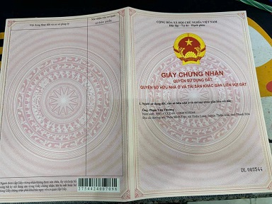 Chính chủ bán lô đất mặt tiền đường nhựa sông Lu , giá tốt, pháp lý chuẩn