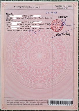 Diện tích được chuyển lên thổ cư là 882,8 m2 - P Thới An, Q 12, HCM