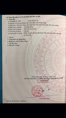 CHÍNH CHỦ CẦN BÁN LÔ ĐẤT ĐẸP TẠI TỈNH ĐỒNG THÁP