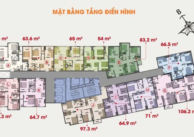 Bán căn hộ 2PN chung cư Central Plaza, Phạm Văn Hai - Tân Bình