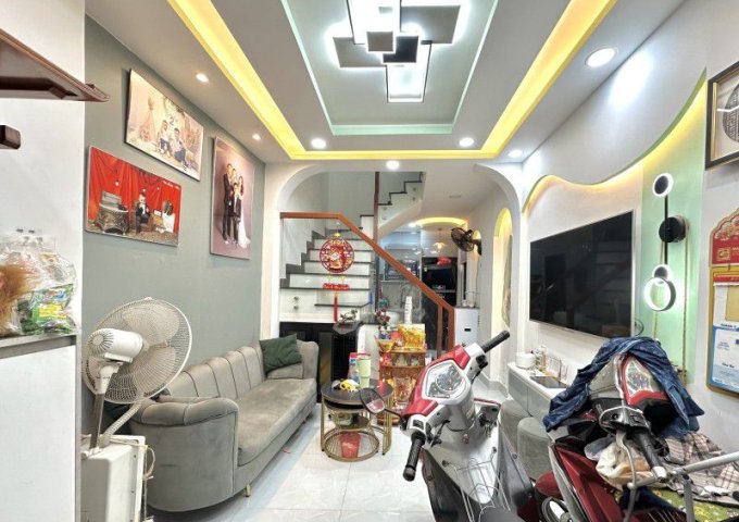 NHÀ ĐẸP HUỲNH VĂN BÁNH + TRẦN HUY LIỆU, PHÚ NHUẬN - TRỆT, LẦU, LỬNG - 23M2 - 3.5 TỶ.