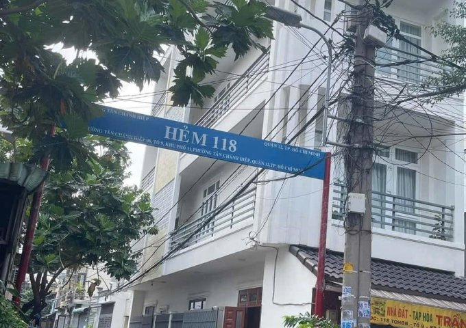 Nhà 4 Tầng (4x17) Lô Góc 2 Mặt Tiền Tân Chánh Hiệp 08, Quận 12 Giá 6.85 tỷ