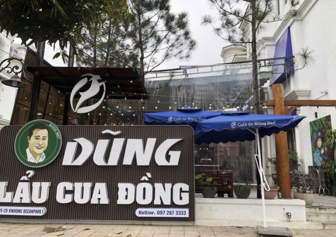 SANG NHƯỢNG MẶT BẰNG KINH DOANH QUÁN ĂN Vinhomes Oceanpark 1 - Gia Lâm - Căn Sao Biển 15-29.