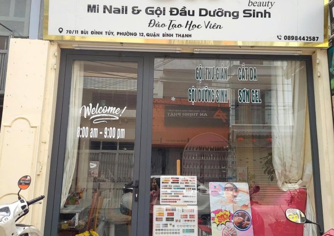 CHÍNH CHỦ CẦN SANG NHƯỢNG TIỆM NAIL Địa chỉ: 70/11 bùi đình tuý, phường 12, quận Bình Thạnh, TP HCM