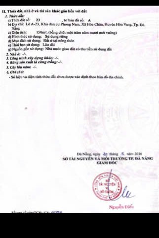 Bán đất Đá Bàn 11, KDC Phong Nam, Hoà Châu 2,68 tỷ