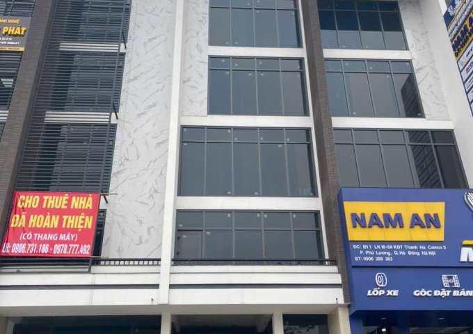 Cho thuê nhà shophouse Thanh Hà, ở đường trục CienCo5 ,khu đô thị Thanh Hà,phường Phú Lương,quận Hà Đông