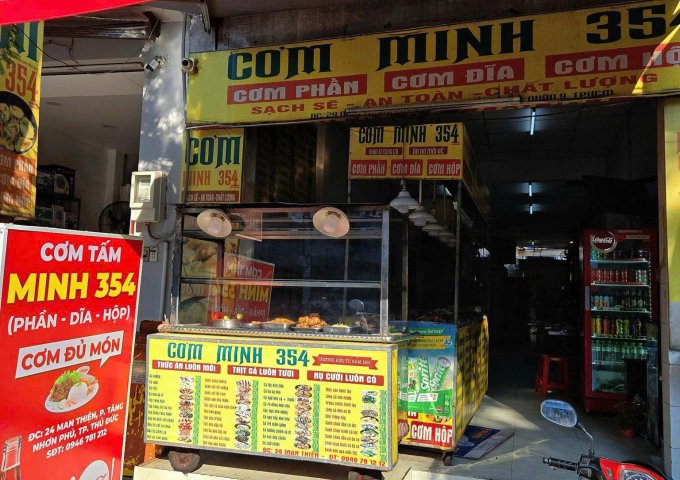 CẦN SANG NHƯỢNG QUÁN CƠM Mặt tiền đầu đường Man Thiện q9 tp Thủ Đức