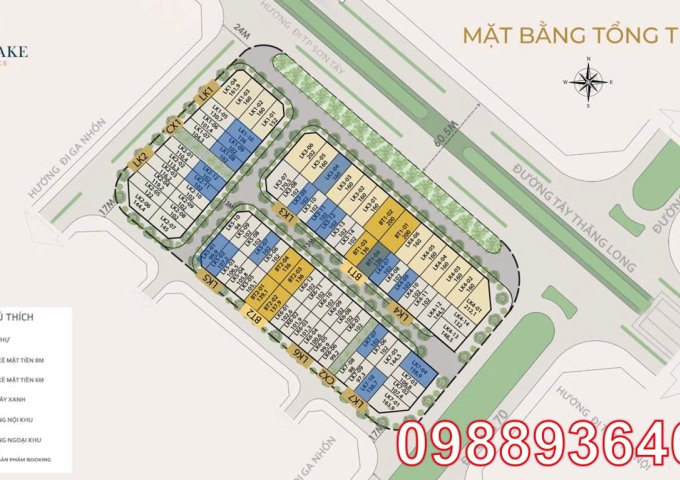 🏢 Building Nhà Phố Mặt Đường Tây Thăng Long - 60.5m- Hot Nhất Hiện Nay! 0988936465