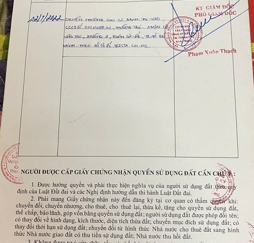 CHÍNH CHỦ CẦN BÁN LÔ ĐẤT TẠI XÃ VĨNH NGỌC- TP NHA TRANG- TỈNH KHÁNH HOÀ