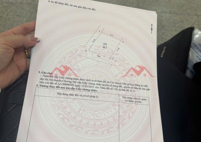 SIÊU PHẨM GIÁ 1TY4 ĐẤT TẠI NAM PHƯƠNG TIẾN-CHƯƠNG MỸ D/T:99,2M