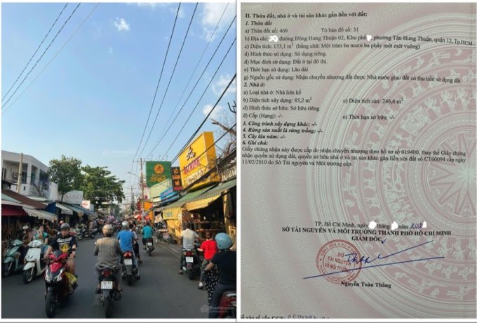 ⭐️Chính chủ bán nhà mặt tiền đường LG 20m Đông Hưng Thuận 2, Q.12, HCM, 0901875787