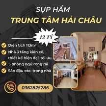 CHÍNH CHỦ CẦN BÁN NHÀ ĐẸP, VỊ TRÍ ĐẮC ĐỊA, DIỆN TÍCH 113M2 TẠI TRUNG TÂM HẢI CHÂU