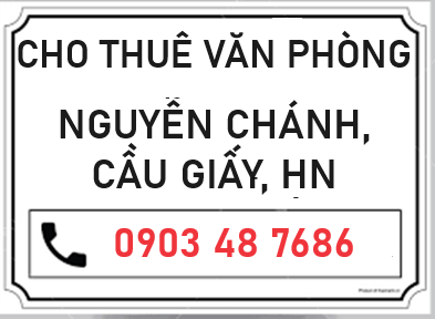 Chính chủ cho thuê nhà 4 tầng tại Nguyễn Chánh, P.Trung Hoà, Cầu Giấy, HN. LH 0903487686