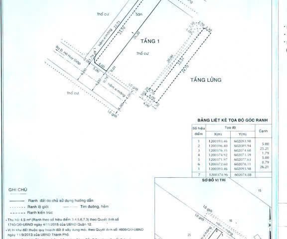 Nhà (5x27) 3 Mặt tiền đường An Phú Đông 09, Quận 12 Giá Cực Tốt