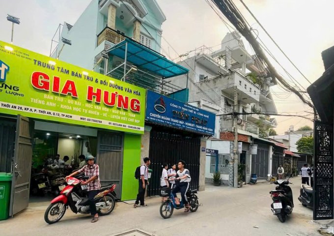 BÁN NHÀ GÓC 2 MẶT TIỀN - ĐƯỜNG LÊ THỊ RIÊNG, P. THỚI AN, QUẬN 12