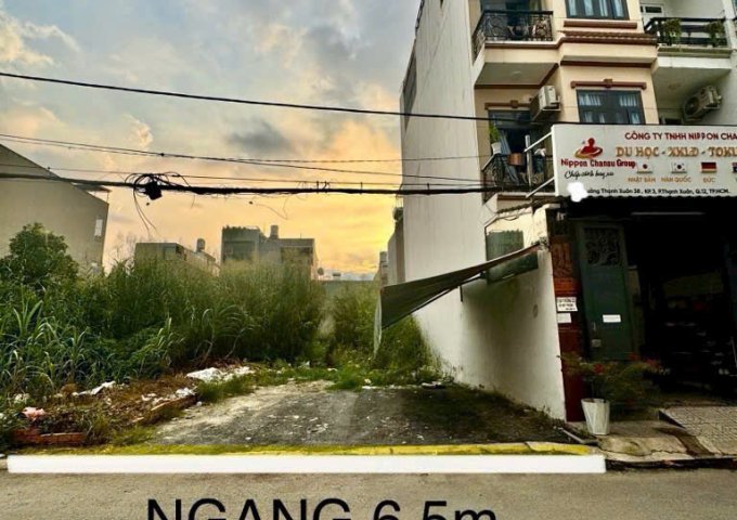 ĐẤT MTKD (6.5x37) ĐƯỜNG 7M THẠNH XUÂN 38 - KẾ KHU VẠN XUÂN, Q12 CHỈ 45 TR/M²