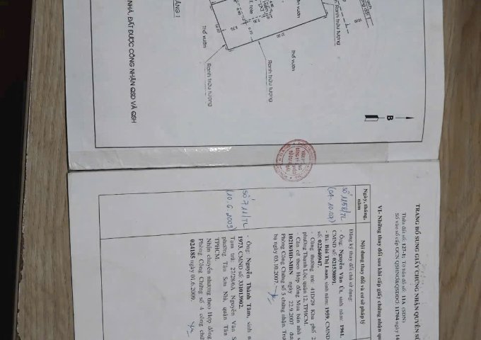 Bán nhà xưởng (15x50) HXT đường Thạnh Lộc 41, Quận 12 (ngay cầu Năm Bậu)