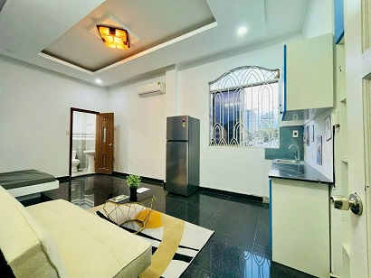 CHO THUÊ CĂN HỘ STUDIO FULL NỘI THẤT - QUẬN 1 - GẦN CÔNG TRƯỜNG CỘNG HOÀ