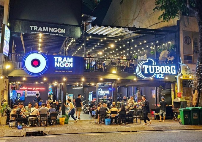 Sang nhượng quán nhậu mặt tiền bờ kè Trường Sa khách ổn định quán Trạm Ngon tại 574 Trường Sa Phường 2 Phú Nhuận.
