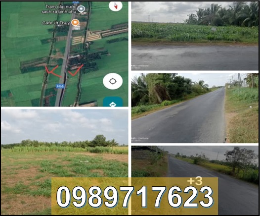⭐️Chính chủ bán đất tại Ấp Nguyệt Lãng B, Bình Phú, Càng Long, Trà Vinh, 110tr/m ngang, 0989717623