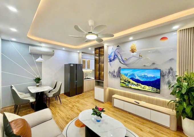 Căn hộ chung cư Toà Rice City Tây Nam Linh Đàm - Quận Hoàng Mai, 58m2 x 2 ngủ, full nội thất, chỉ 3 tỷ 850 triệu
