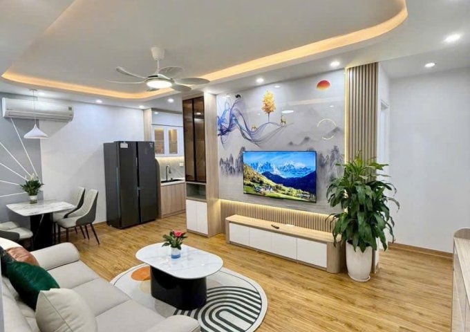 Căn hộ chung cư Toà Rice City Tây Nam Linh Đàm - Quận Hoàng Mai, 58m2 x 2 ngủ, full nội thất, chỉ 3 tỷ 850 triệu