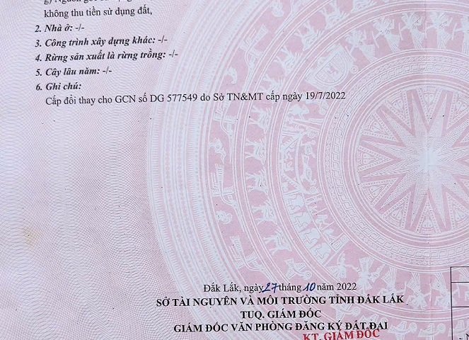 CẦN BÁN ĐẤT QUY HOẠCH KHU DÂN CƯ – HUYỆN EA KAR, ĐẮK LẮK