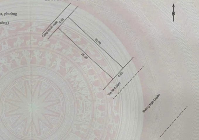 NHÀ 2 TẦNG MẶT TIỀN NGÔ QUYỀN – ĐẤT ĐẸP VUÔNG VỨC – TIỀM NĂNG KINH DOANH CỰC MẠNH